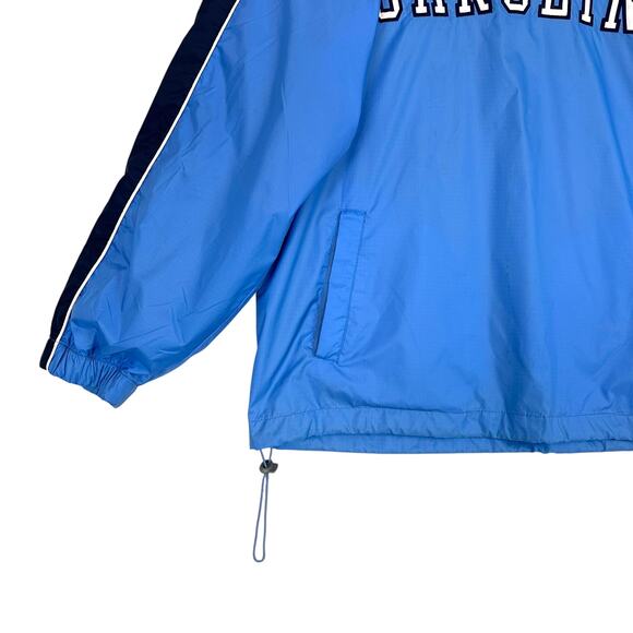 Vintage Russell UNC Carolina Tar Heels Pullover Windbreaker Jacket Mens L - Picture 4 of 13